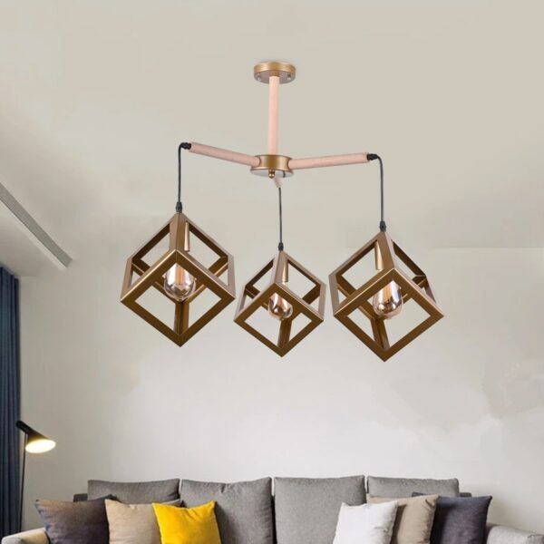 3 Of Cube Ceiling Lamp