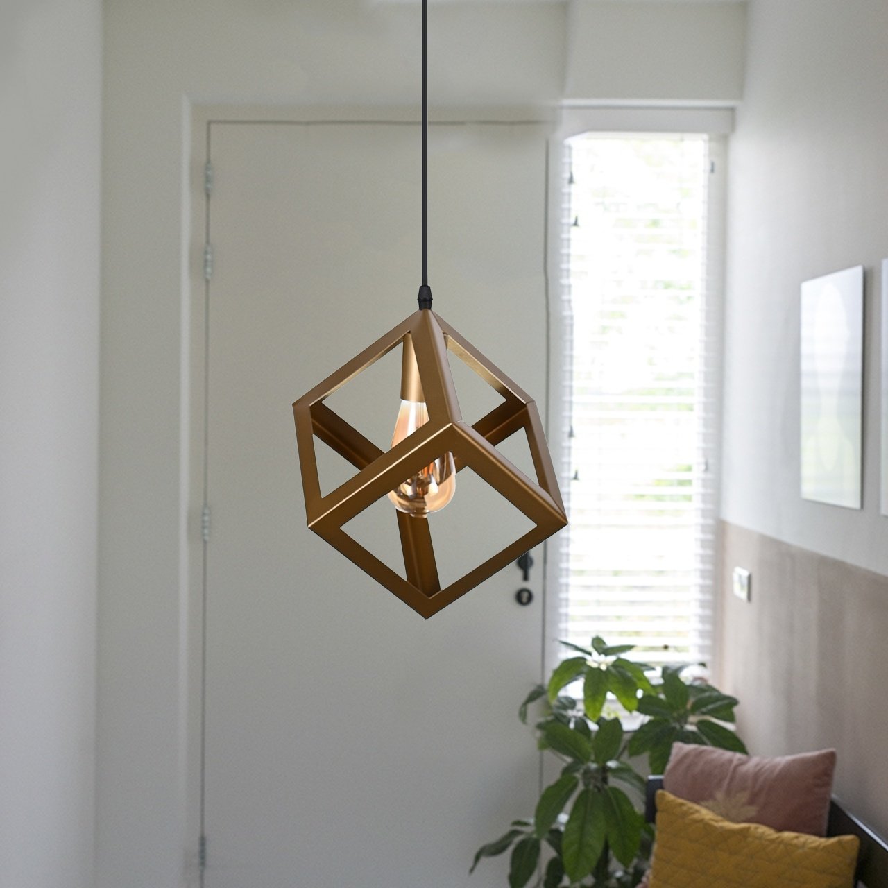 Cube Ceiling Lamp - Single