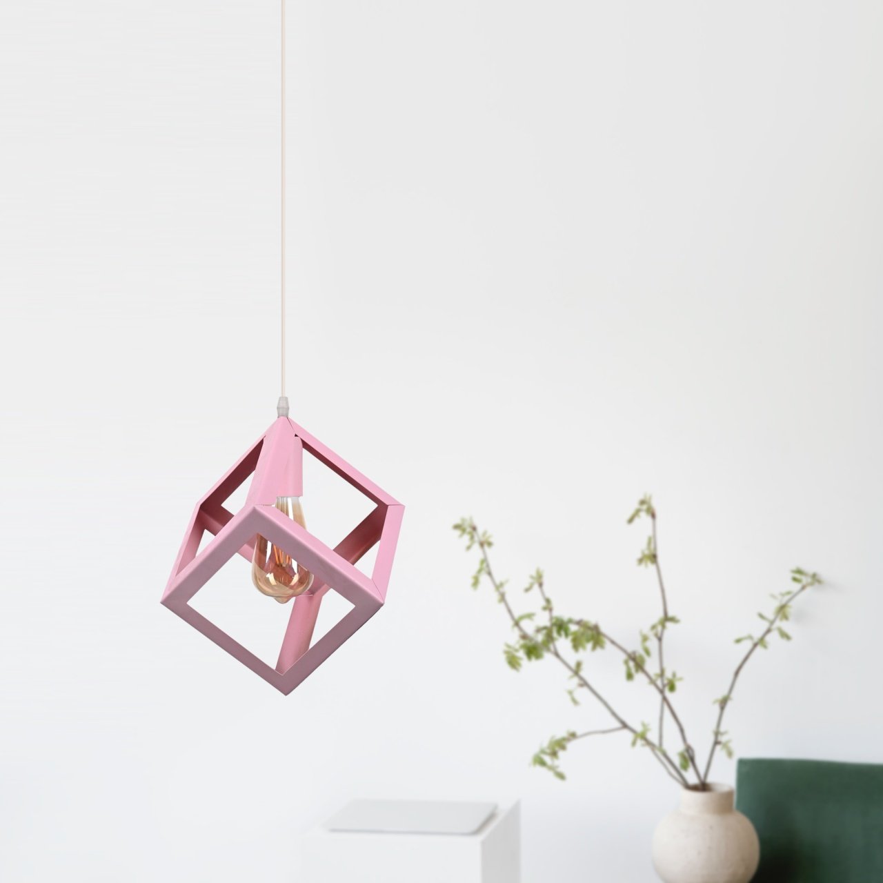 Cube Ceiling Lamp - Single