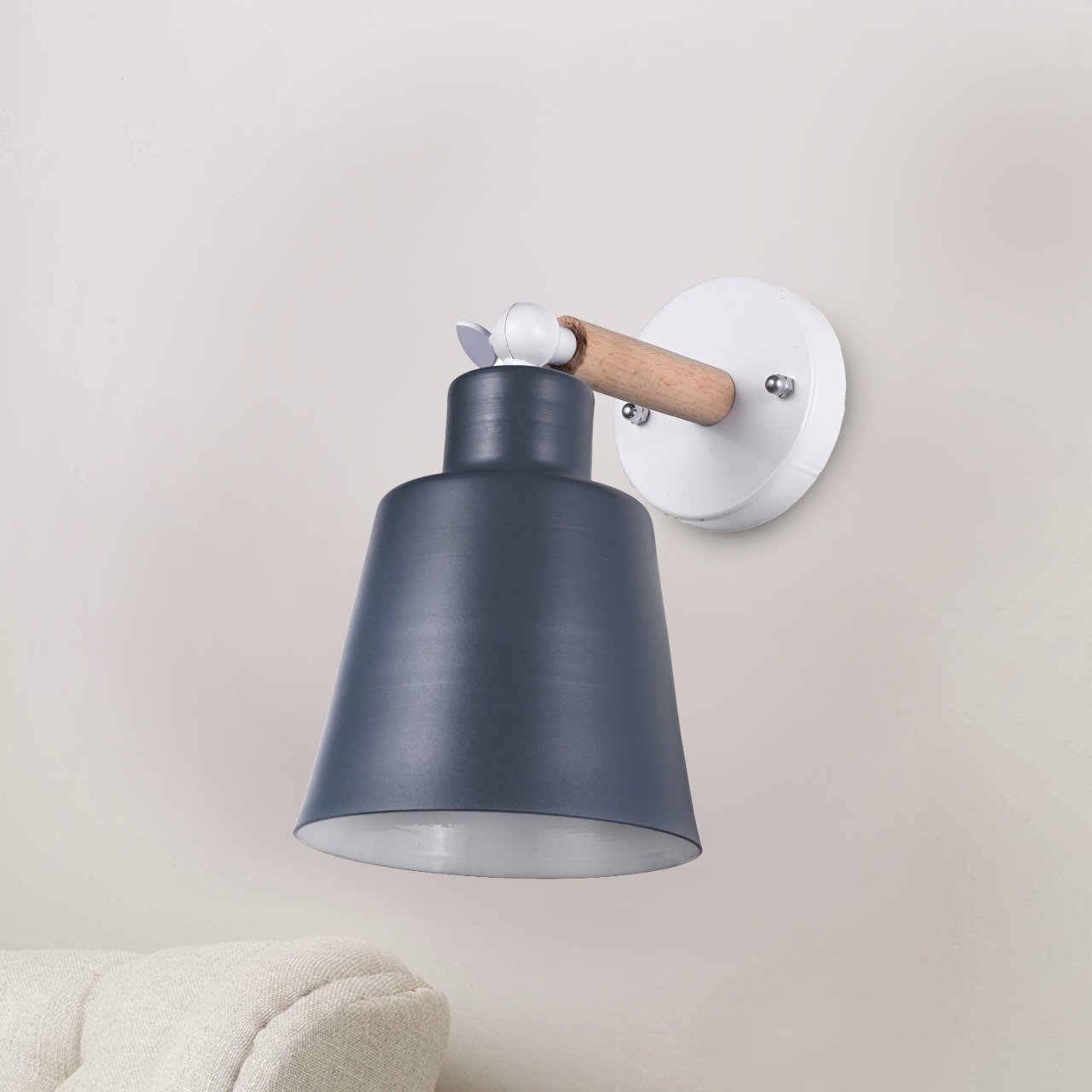 Cup Wall lamp With Wood