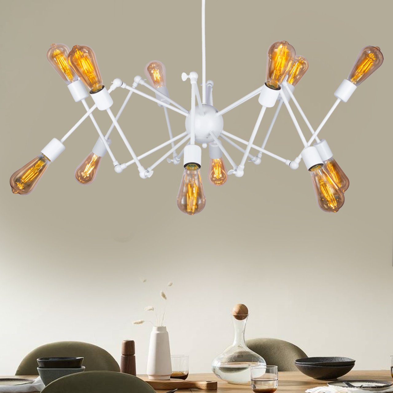 Spider Ceiling lamp With 12 Arm