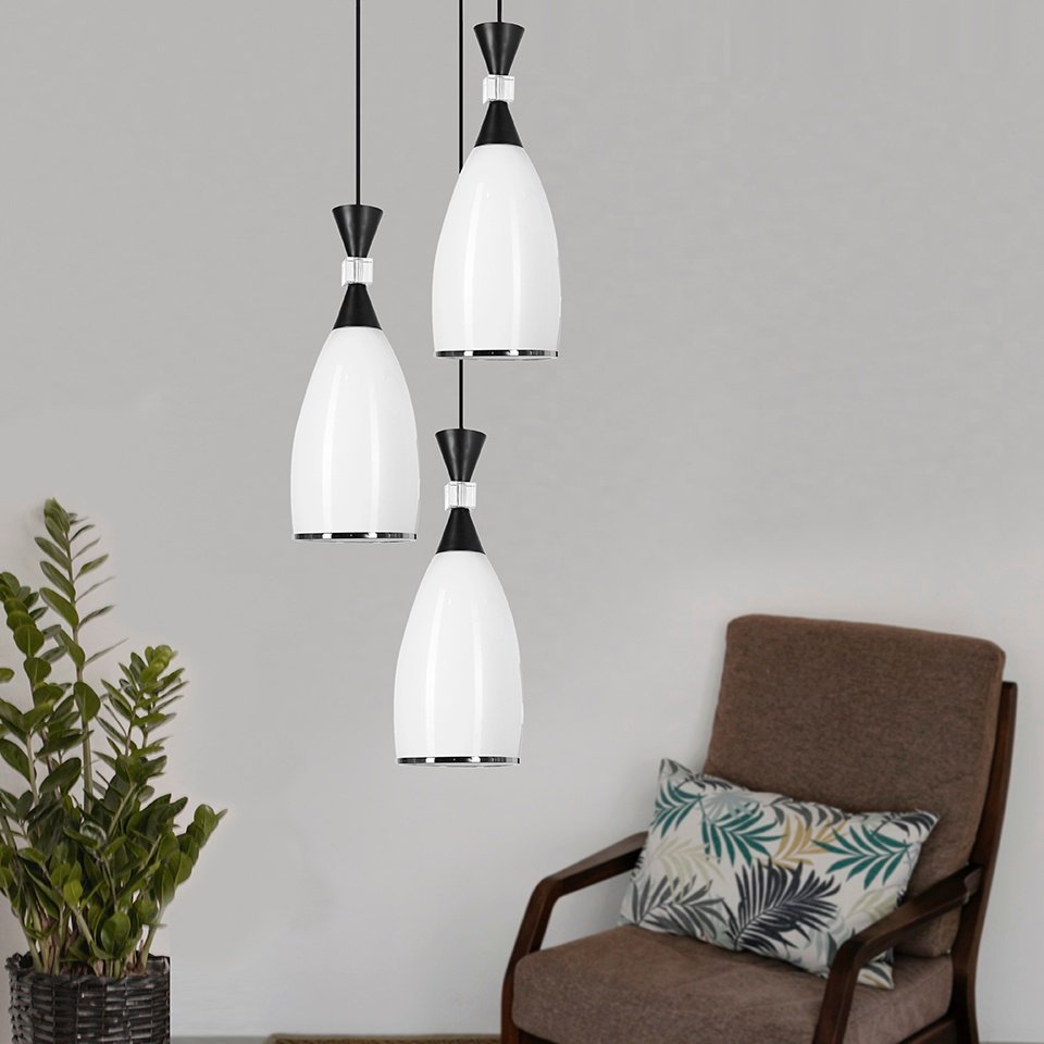 3 Glass Ceiling Lamp