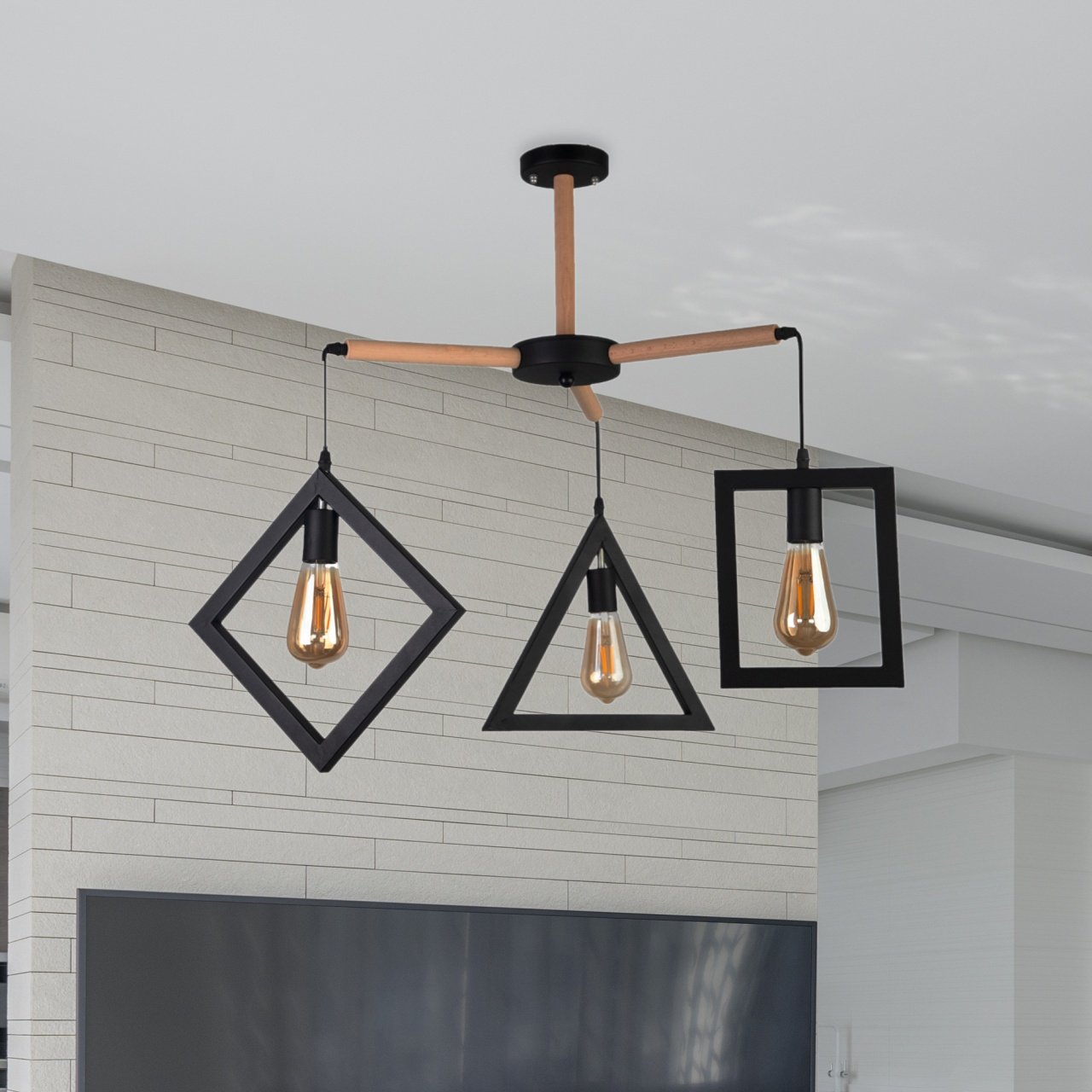 3 Of Shapes Ceiling Lamp