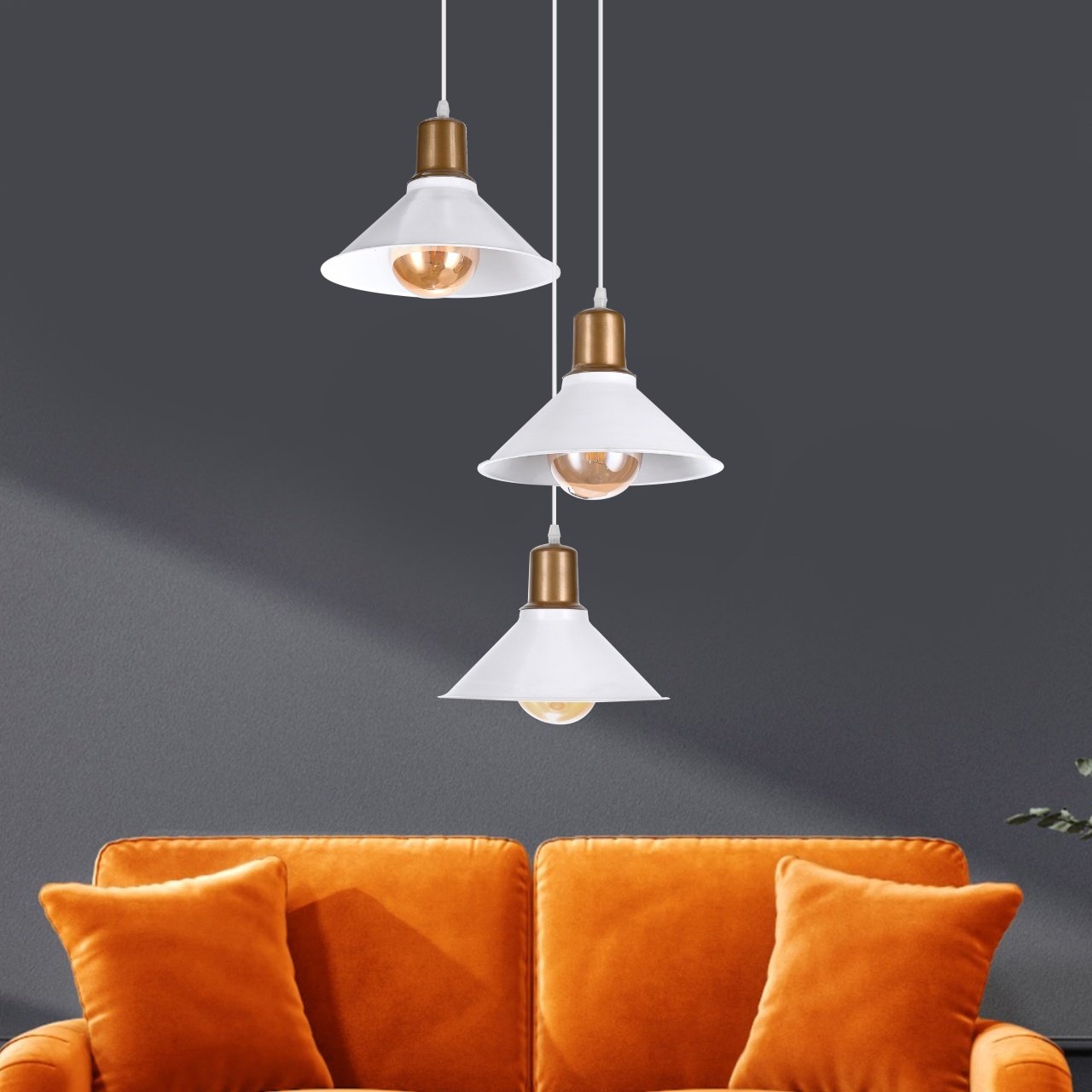 3 Of Ice Cap Ceiling Lamp