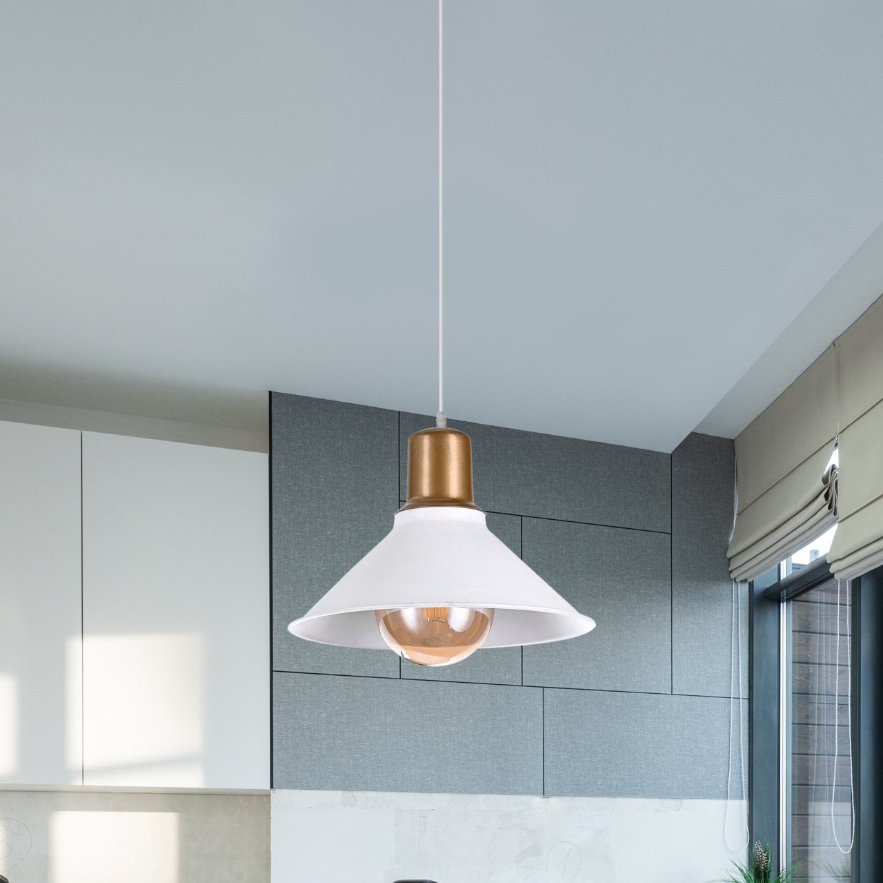 Ice Cap Ceiling Lamp - Single