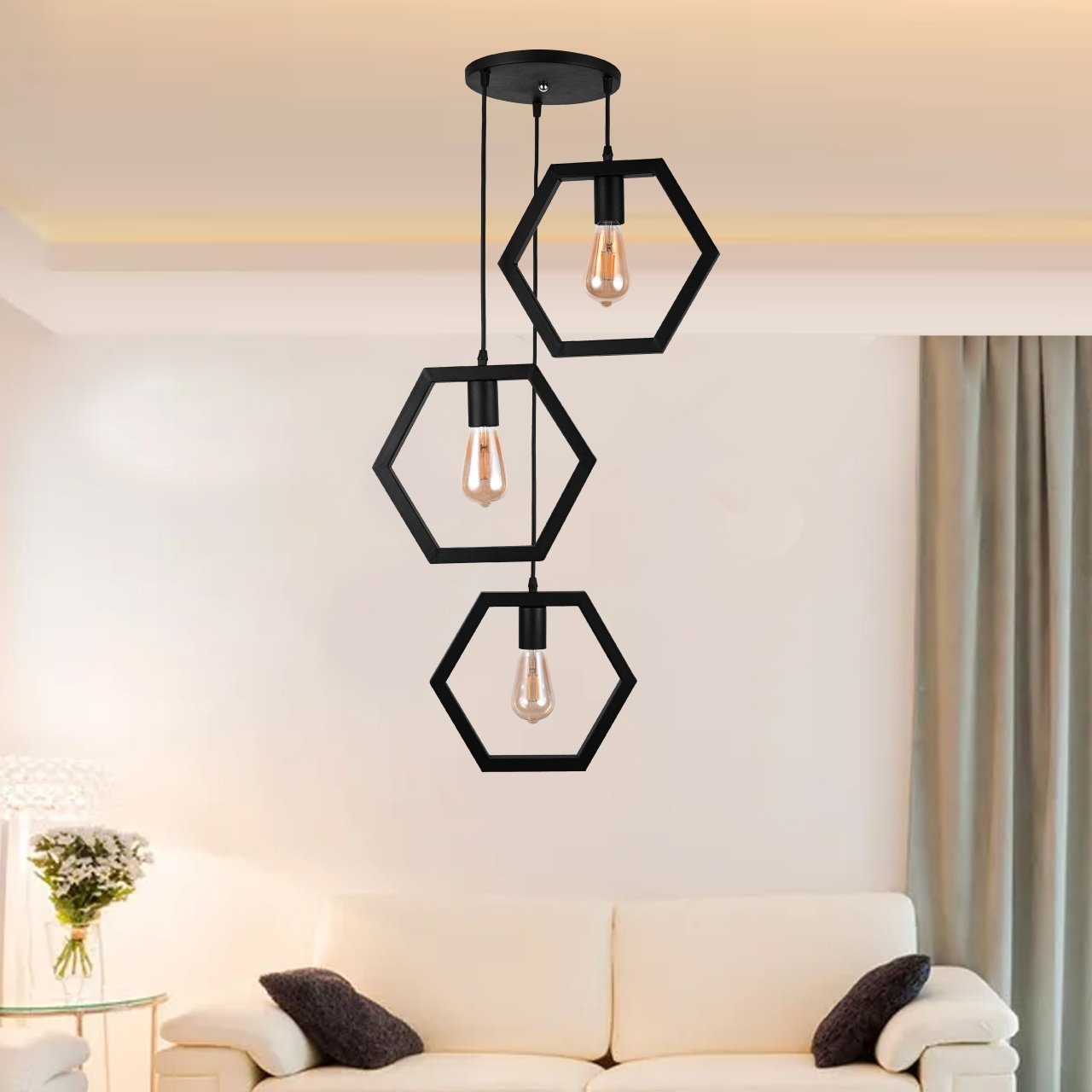 3 Light Ceiling Lamp