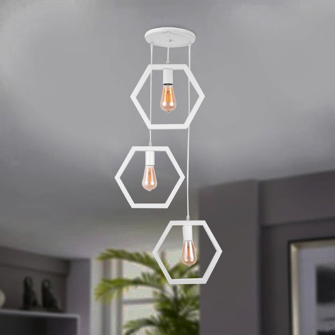 3 Light Ceiling Lamp