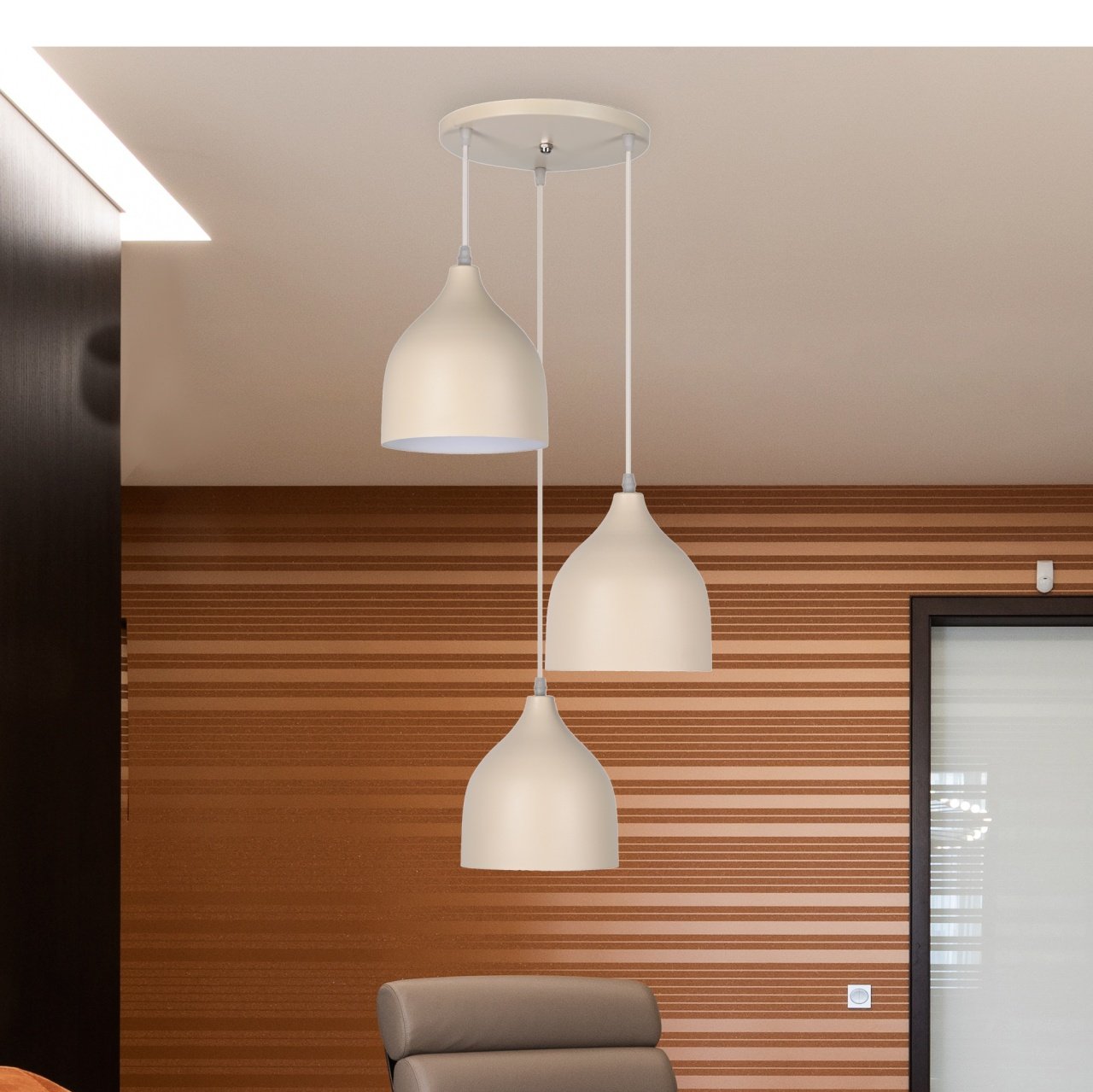 Naomi Triple Ceiling Lamp