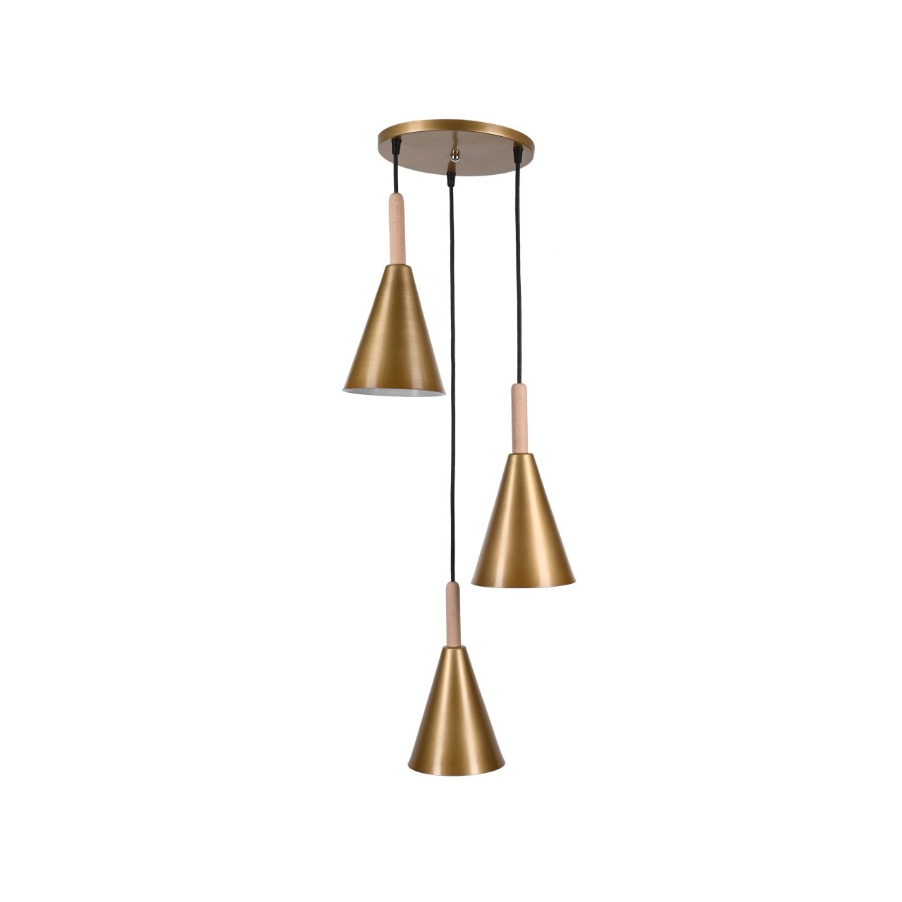 Ply Perforated Triple Ceiling Lamp