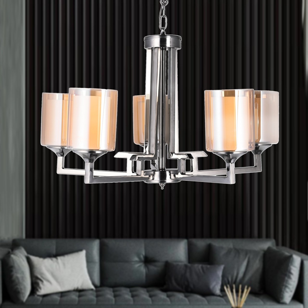 Stainless Chandelier