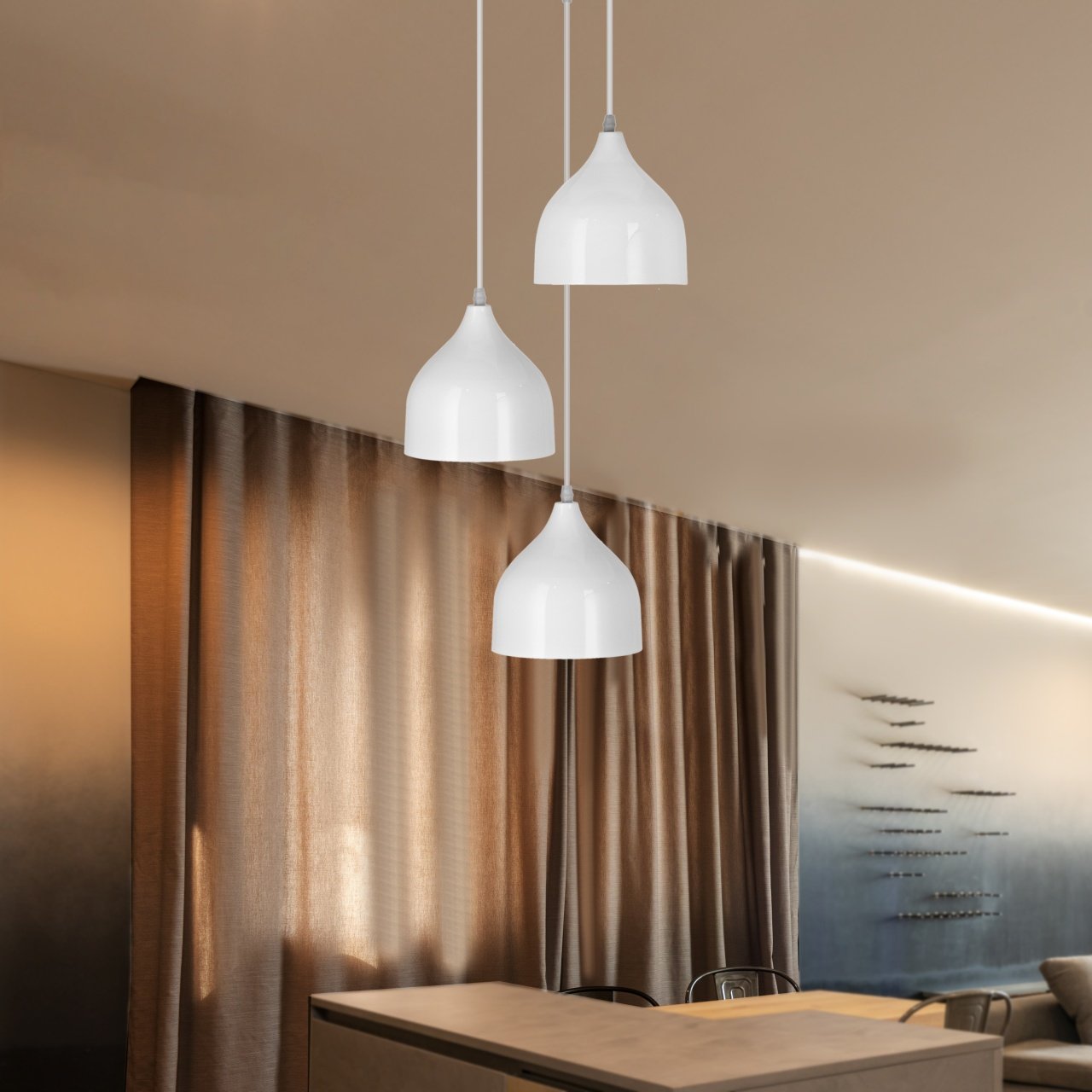 Funnel Triple Ceiling Lamp