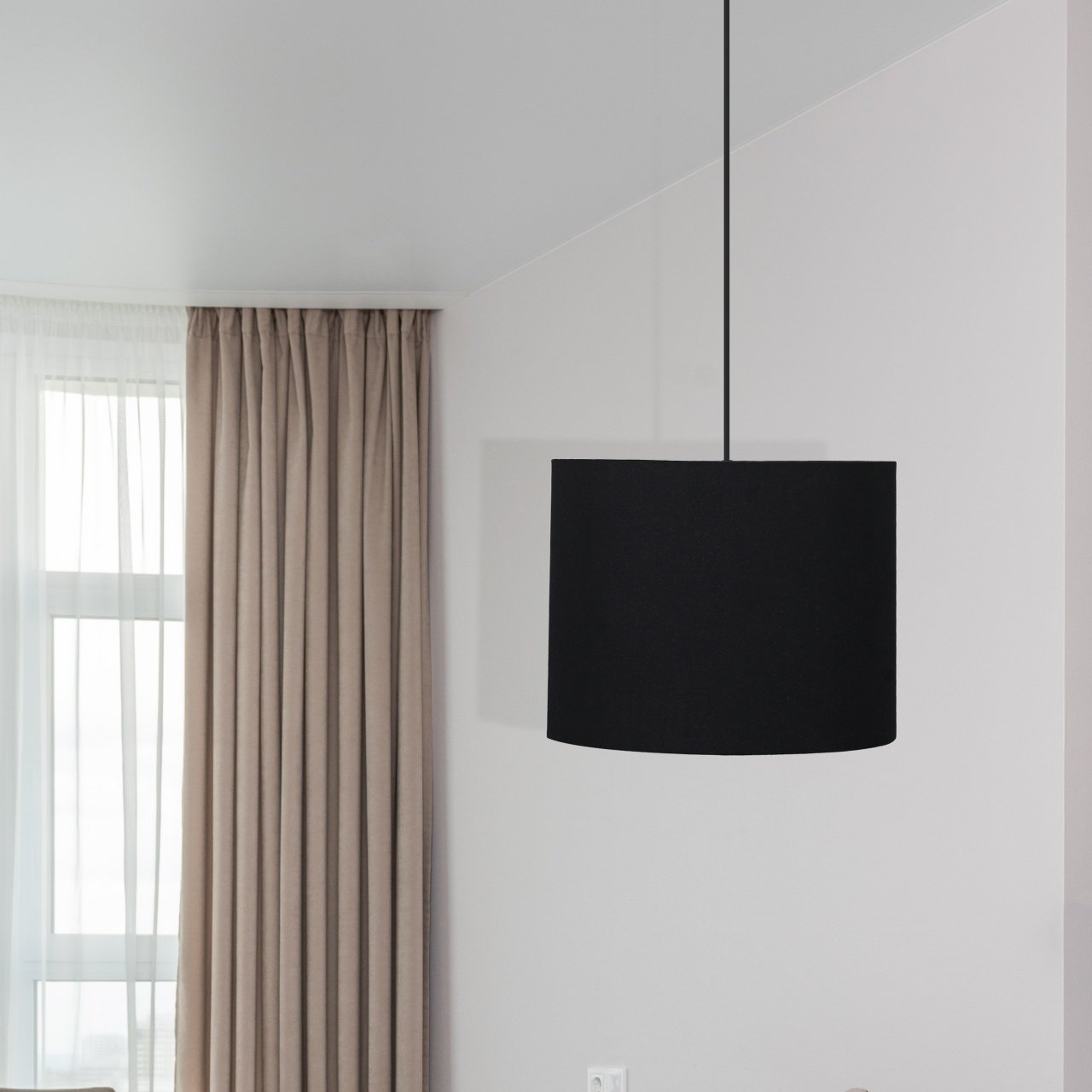 Fabric Ceiling Lamp - Single