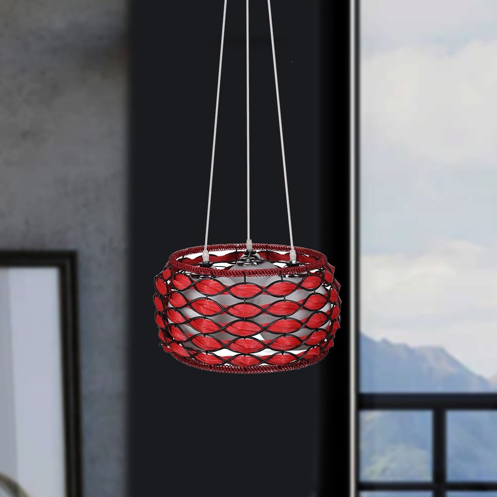 Dcorative Leather Ceiling Lamp