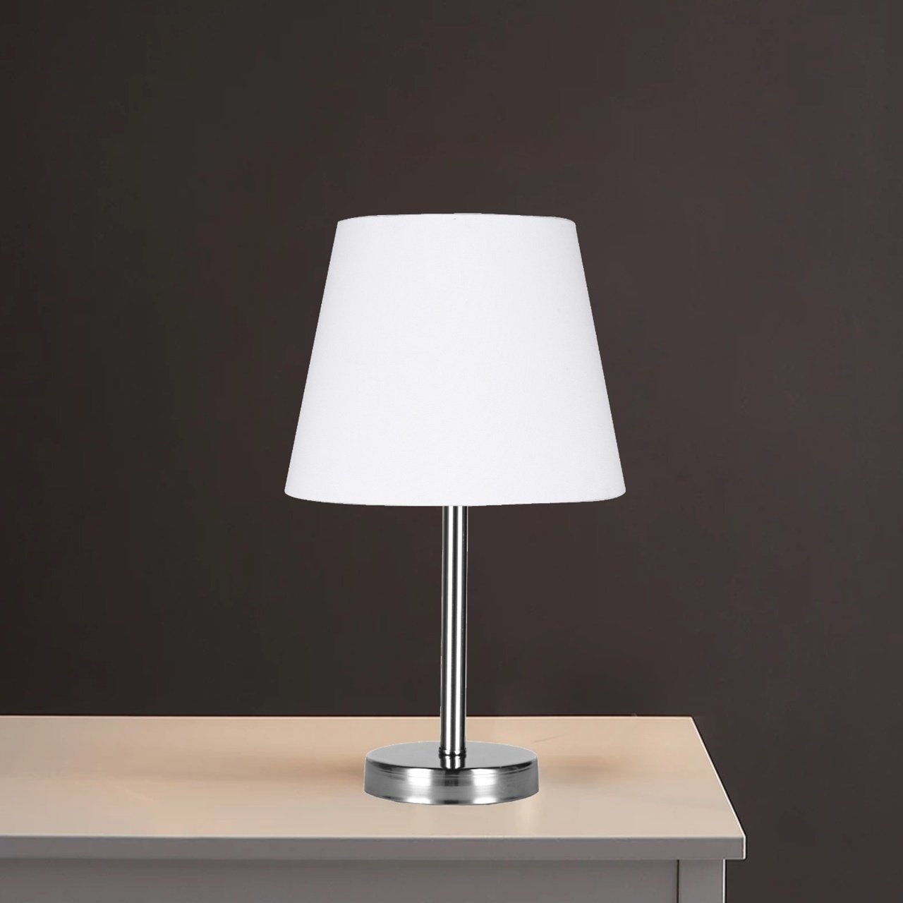 Table Lamp With Wood Base - 1 Light