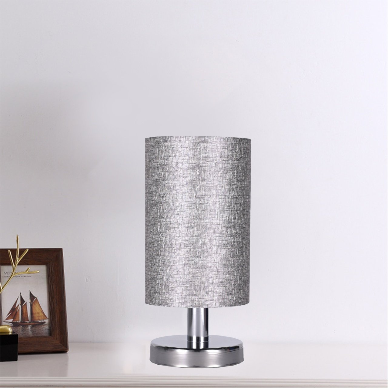 Table Lamp With Wood Base - 1 Light