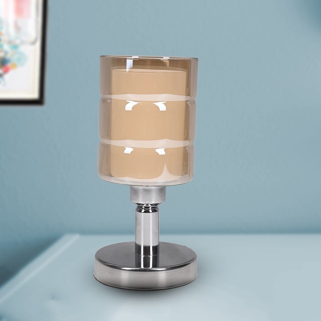 Table Lamp With Wood Base - 1 Light